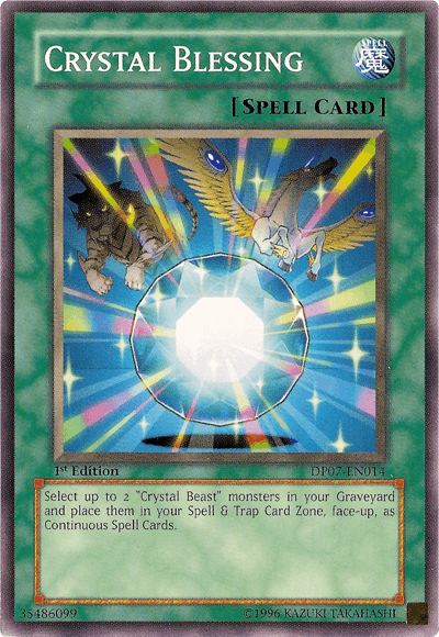Crystal Blessing [DP07-EN014] Common - Josh's Cards