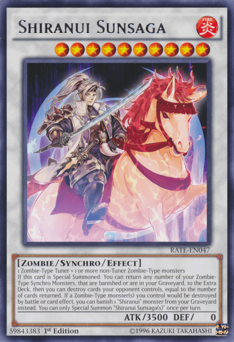 Shiranui Sunsaga [RATE-EN047] Rare - Josh's Cards