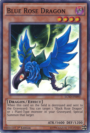 Blue Rose Dragon [LC5D-EN093] Super Rare - Josh's Cards