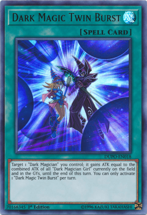 Dark Magic Twin Burst [DUPO-EN018] Ultra Rare - Josh's Cards