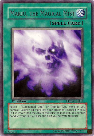 Makiu, the Magical Mist [CRMS-EN091] Rare - Josh's Cards