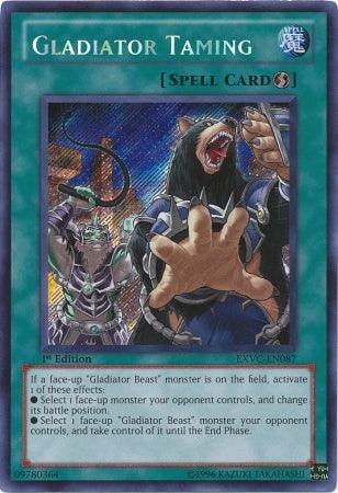 Gladiator Taming [EXVC-EN087] Secret Rare - Josh's Cards