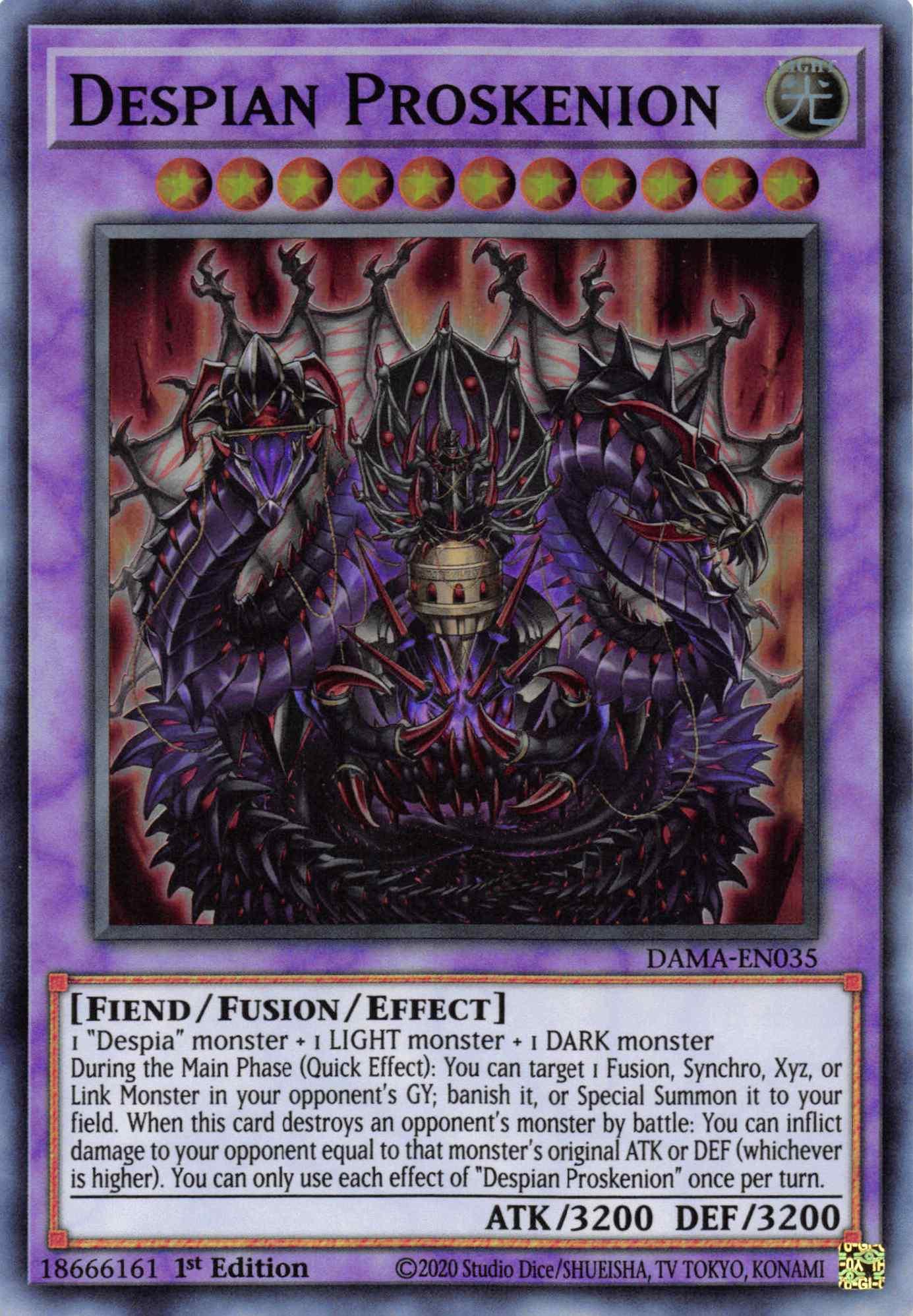 Despian Proskenion [DAMA-EN035] Super Rare - Josh's Cards