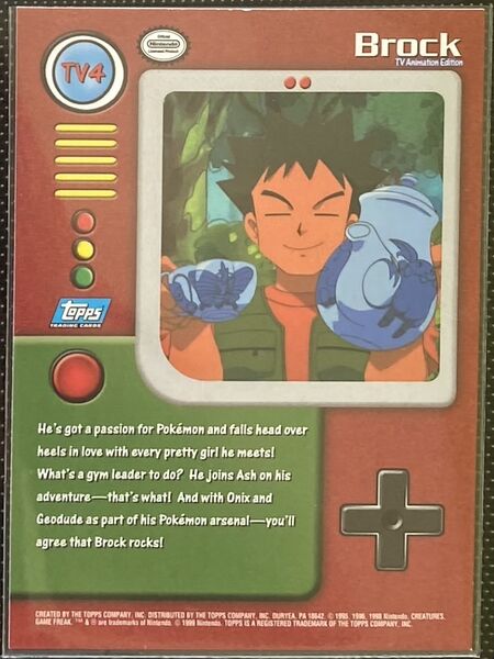 Brock TV4 (TV4) [Topps TV Animation Edition Series 1 (Second Print)]