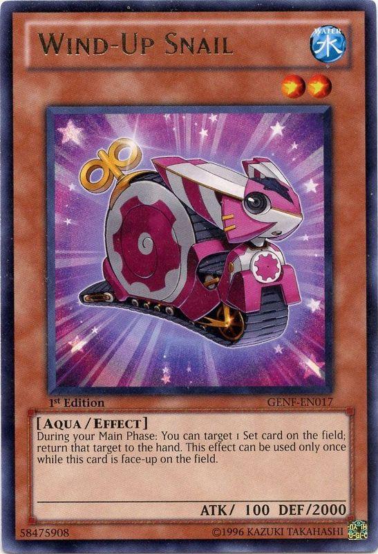 Wind-Up Snail [GENF-EN017] Rare - Josh's Cards