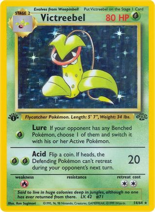 Victreebel 014/64 - Jungle 1st Edition Holofoil
