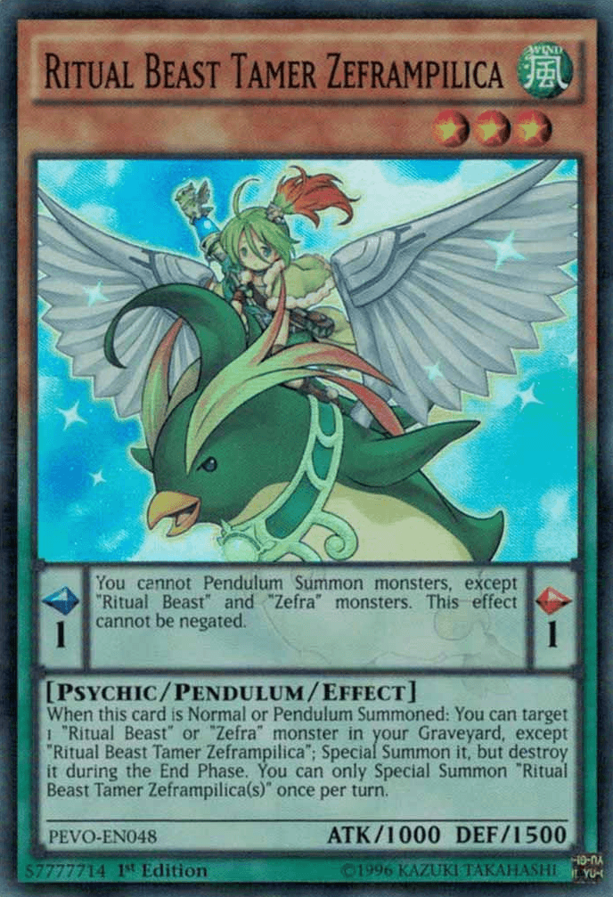 Ritual Beast Tamer Zeframpilica [PEVO-EN048] Super Rare - Josh's Cards