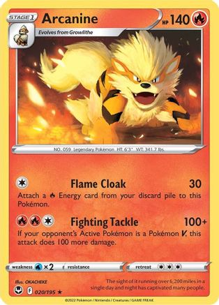 Arcanine [20] (Silver Tempest)