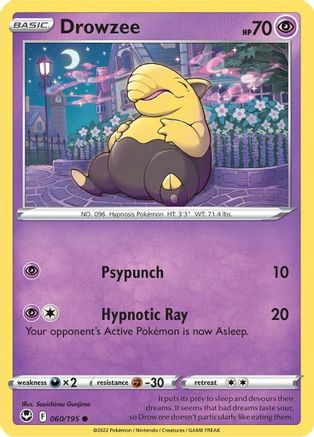 Drowzee [60] (Silver Tempest)