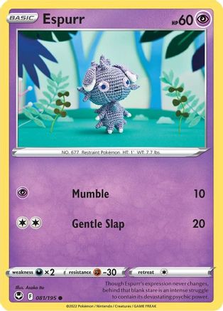 Espurr [81] (Silver Tempest)