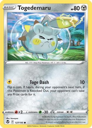 Togedemaru [127] (Silver Tempest)