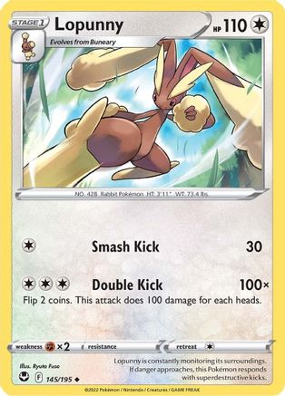 Lopunny [145] (Silver Tempest)