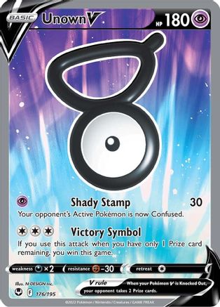 Unown V [176] (Silver Tempest) Holofoil