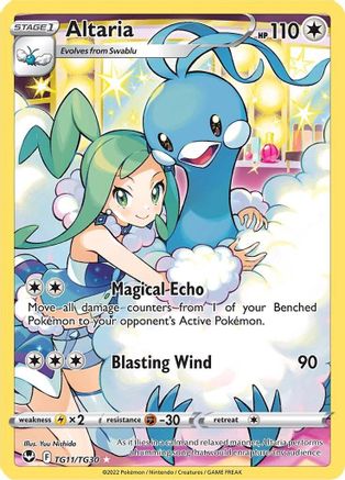Altaria TG11/TG30 - SWSH12 Silver Tempest Trainer Gallery Holofoil