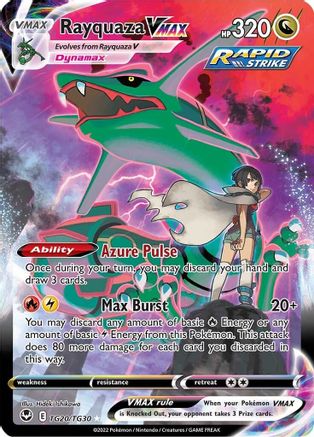 Rayquaza VMAX TG20/TG30 - SWSH12 Silver Tempest Trainer Gallery Holofoil