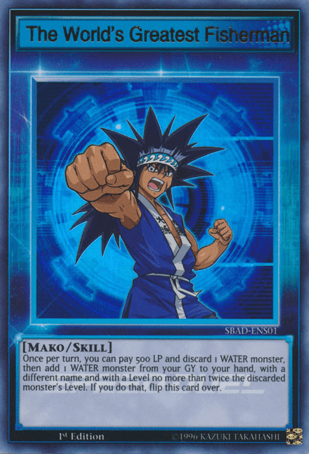 The World's Greatest Fisherman [SBAD-ENS01] Ultra Rare - Josh's Cards