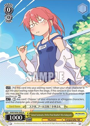School Swimsuits, Perfect Pool Weather! Miss Kobayashi [Miss Kobayashi's Dragon Maid]