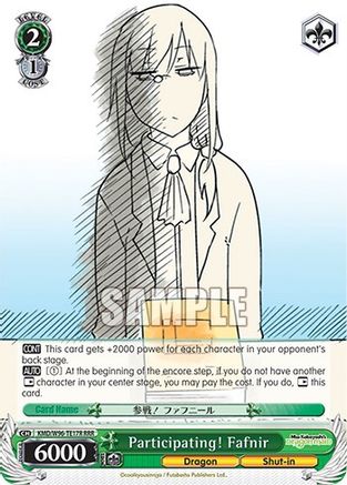 Participating! Fafnir [Miss Kobayashi's Dragon Maid]