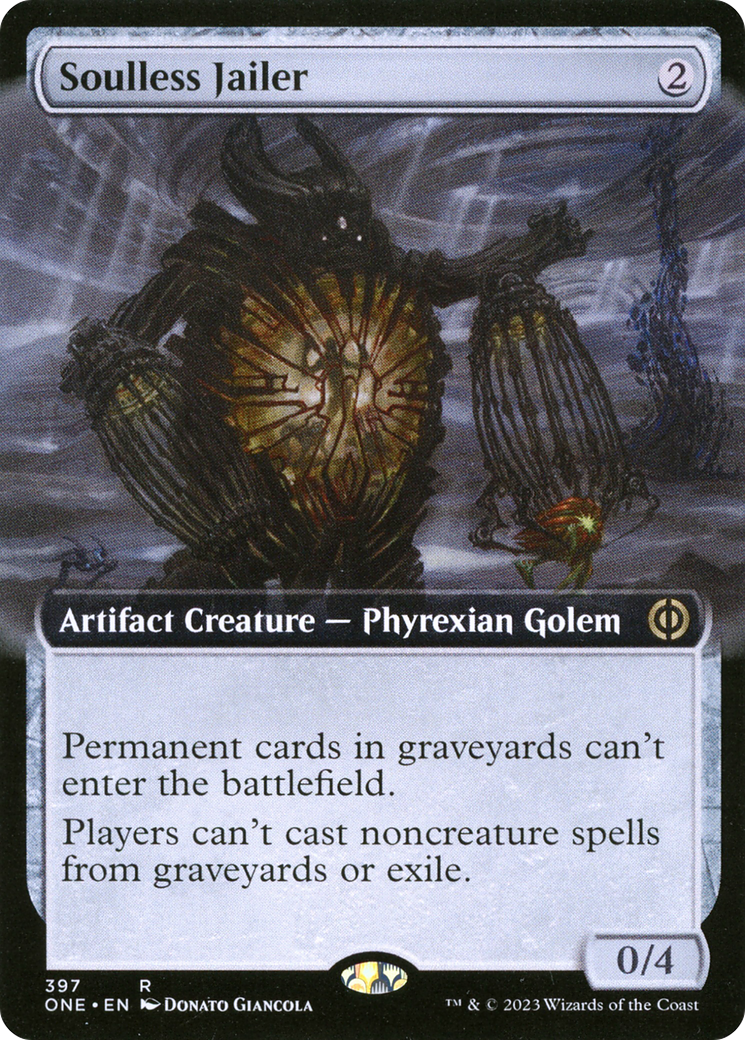 Soulless Jailer (ONE-397) - Phyrexia: All Will Be One: (Extended Art) Foil