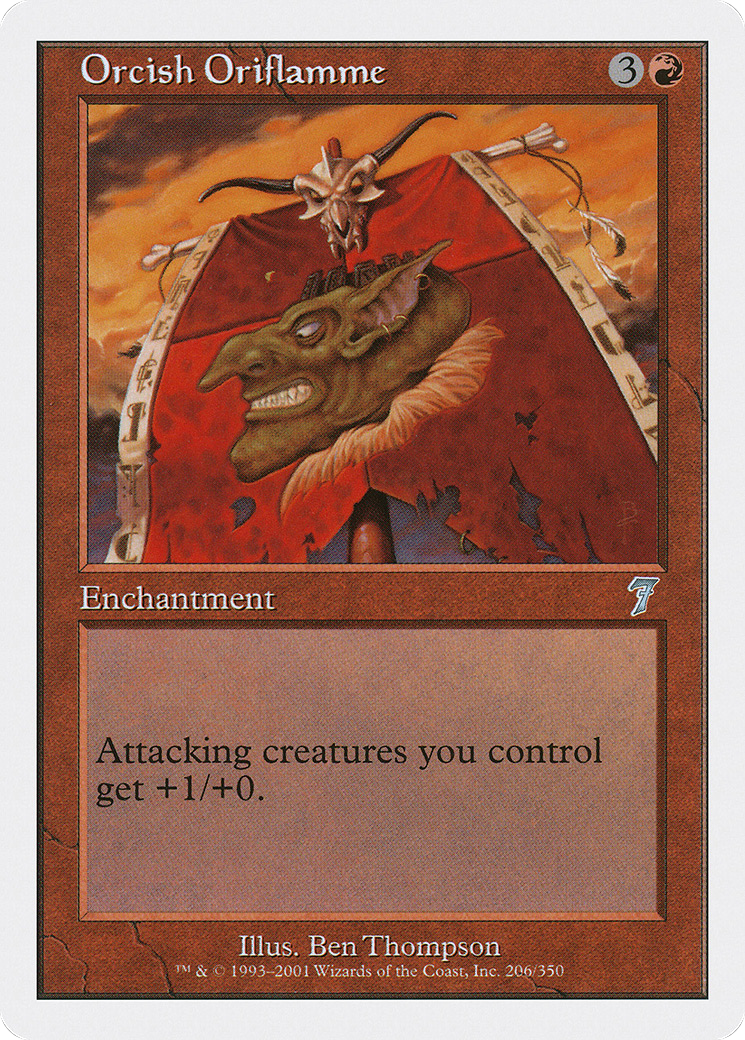 Orcish Oriflamme [Seventh Edition] Foil