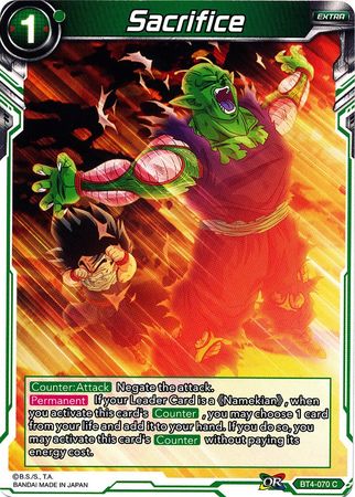 Sacrifice (BT4-070) [Colossal Warfare] Parallel Foil