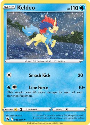 Keldeo - 045/189 (Cosmos Holo) [45] (Miscellaneous Cards & Products) Holofoil