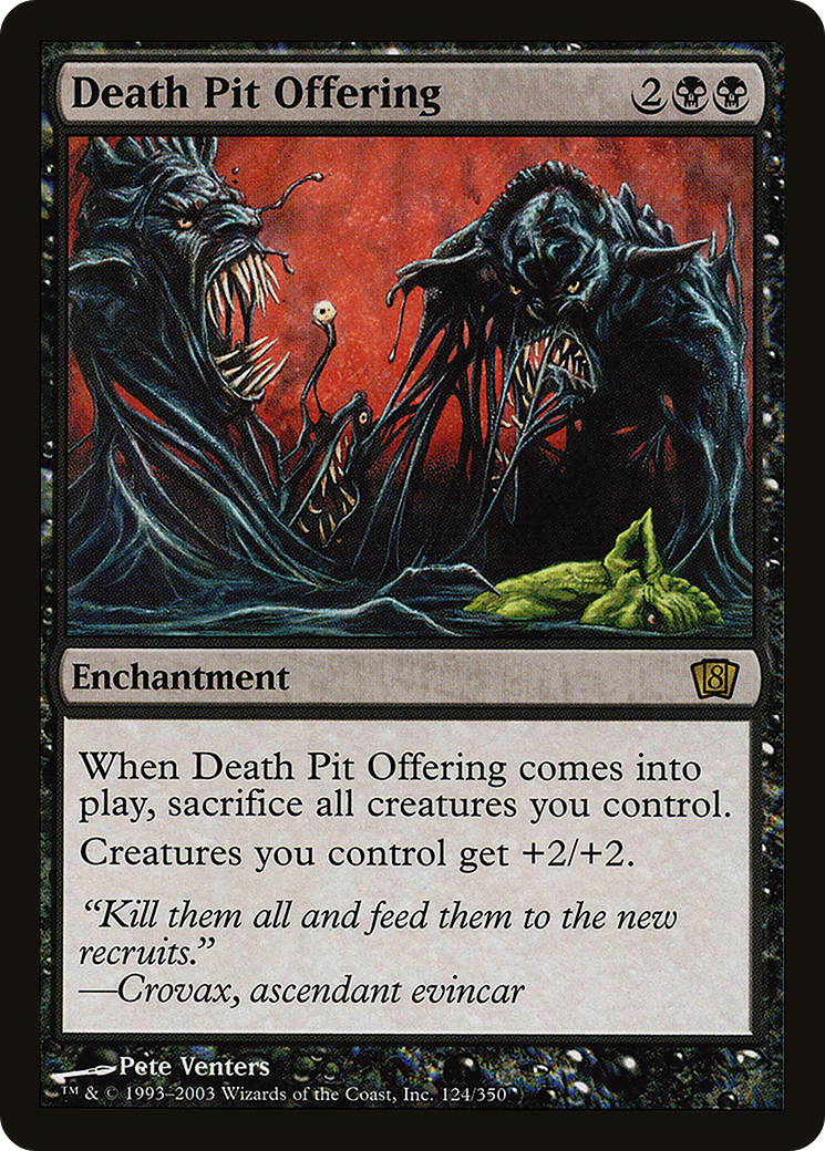 Death Pit Offering [Eighth Edition] Foil