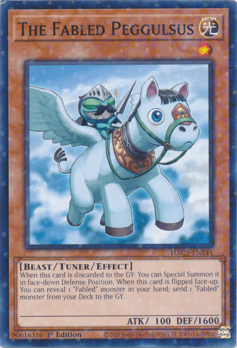 The Fabled Peggulsus (Duel Terminal) [HAC1-EN141] Common - Josh's Cards