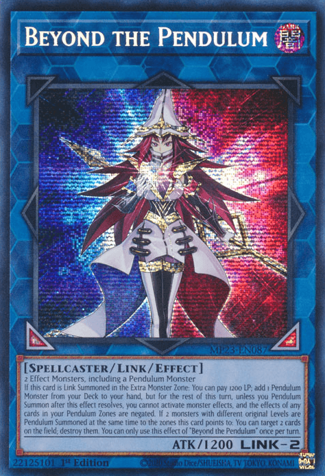 Beyond the Pendulum [MP23-EN087] Prismatic Secret Rare - Josh's Cards
