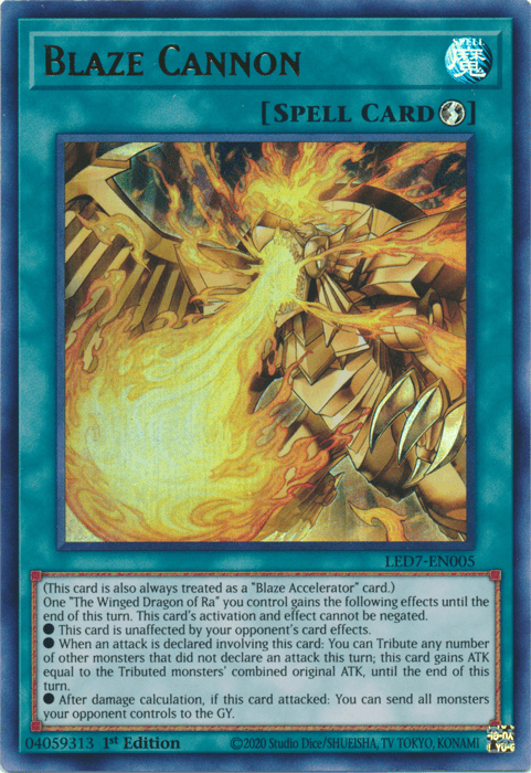 Blaze Cannon [LED7-EN005] Ultra Rare - Josh's Cards