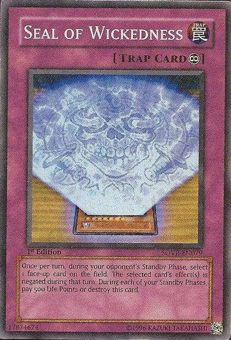 Seal of Wickedness [SOVR-EN079] Super Rare - Josh's Cards