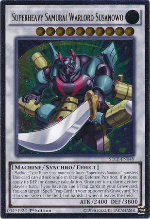 Superheavy Samurai Warlord Susanowo [SECE-EN048] Ultimate Rare - Josh's Cards