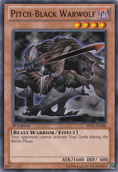 Pitch-Black Warwolf [BP01-EN188] Common - Josh's Cards