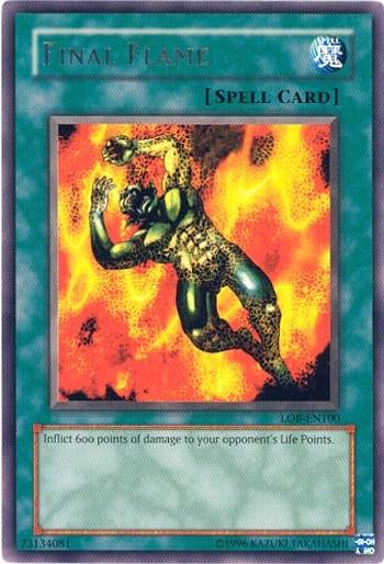 Final Flame [LOB-EN100] Rare - Josh's Cards