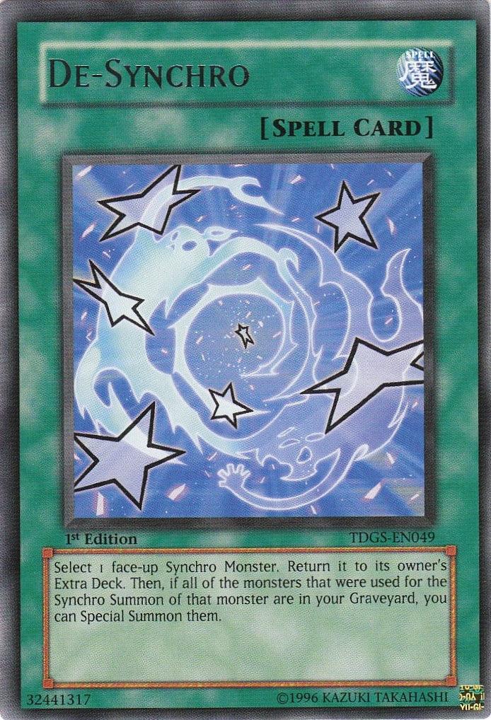 De-Synchro [TDGS-EN049] Rare - Josh's Cards