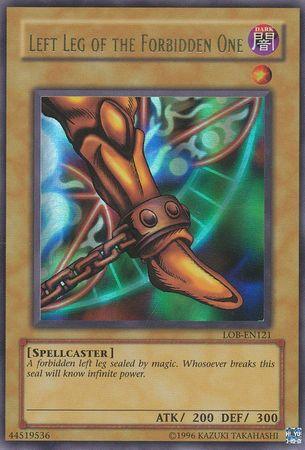 Left Leg of the Forbidden One [LOB-EN121] Ultra Rare - Josh's Cards