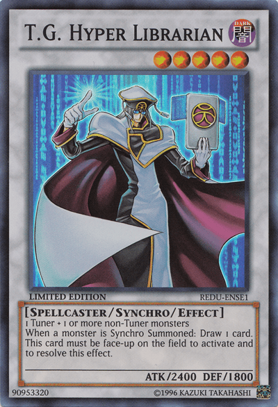 T.G. Hyper Librarian [REDU-ENSE1] Super Rare - Josh's Cards
