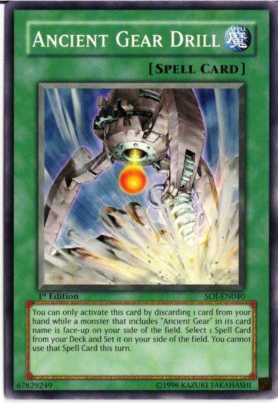 Ancient Gear Drill [SOI-EN040] Common - Josh's Cards