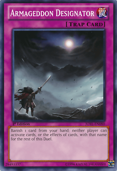 Armageddon Designator [JOTL-EN080] Common - Josh's Cards