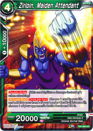 Zirloin, Maiden Attendant (TB1-064) [The Tournament of Power] Parallel Foil