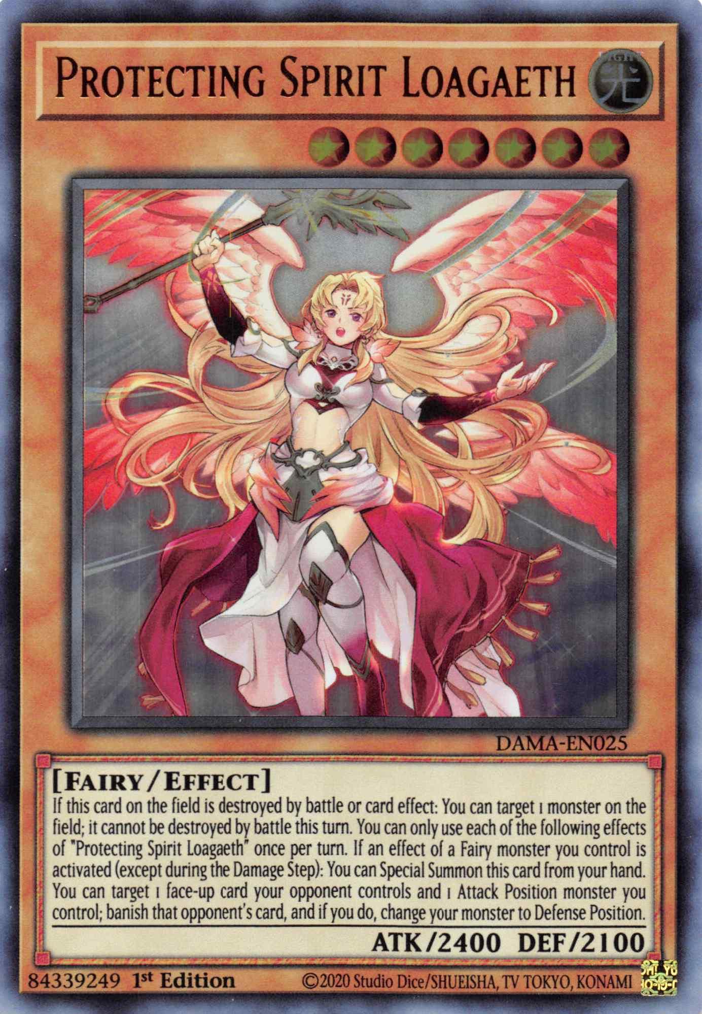 Protecting Spirit Loagaeth [DAMA-EN025] Ultra Rare - Josh's Cards