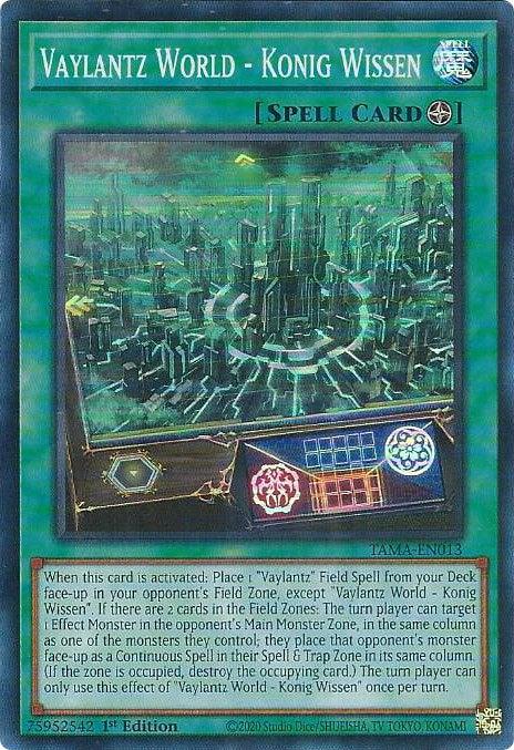 Vaylantz World - Konig Wissen [TAMA-EN013] Super Rare - Josh's Cards