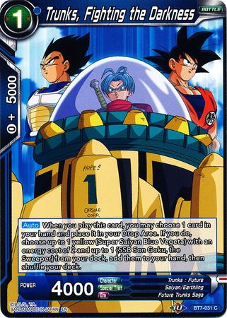 Trunks, Fighting the Darkness (BT7-031) [Assault of the Saiyans] Parallel Foil