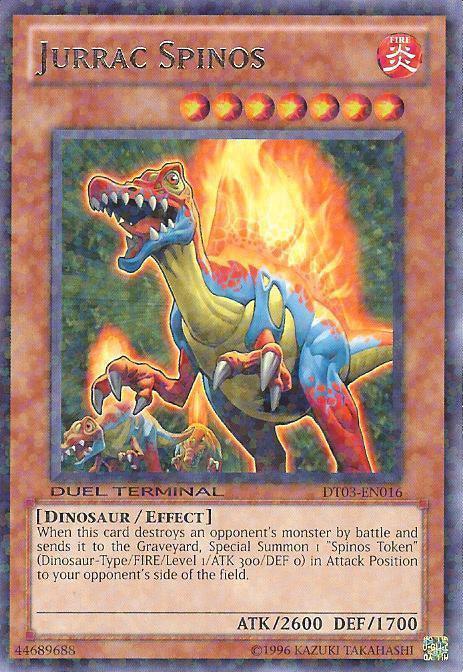Jurrac Spinos [DT03-EN016] Rare - Josh's Cards
