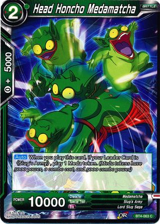 Head Honcho Medamatcha (BT4-063) [Colossal Warfare] Parallel Foil