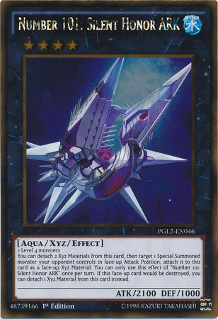 Number 101: Silent Honor ARK [PGL2-EN046] Gold Rare - Josh's Cards
