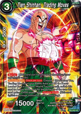 Tien Shinhan, Trading Moves (TB2-043) [World Martial Arts Tournament] Parallel Foil