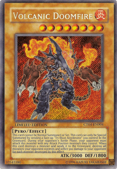 Volcanic Doomfire [CT04-EN004] Secret Rare - Josh's Cards