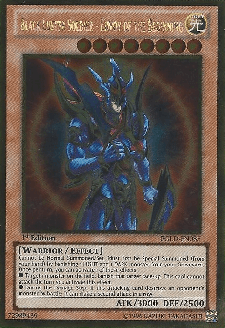 Black Luster Soldier - Envoy of the Beginning [PGLD-EN085] Gold Rare - Josh's Cards