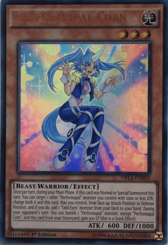 Performapal Corn [DRL3-EN003] Ultra Rare - Josh's Cards